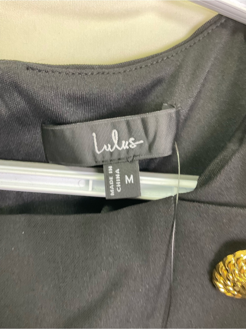 Lulus Paedyn Black Boat Neck Side-Button Mini Dress - Picture 3 of 8